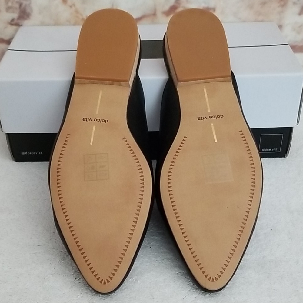 New Dolce Vita Marco Leather Mules - Picture 7 of 8
